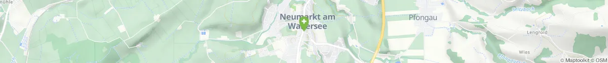 Map representation of the location for Apotheke Zum goldenen Engel in 5202 Neumarkt am Wallersee